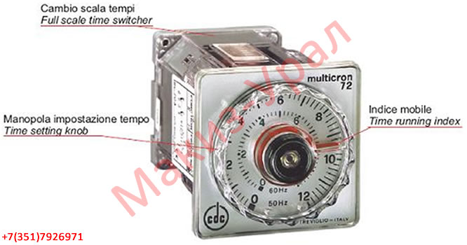 Таймеры CDC Elettromeccanica S. R. L. (Италия) для тестомесов Mixer SRL (Италия)
